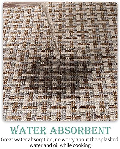 Kitchen Floor Mats for in Front of Sink Kitchen Rugs and Mats Non-Skid Twill Kitchen Mat Standing Mat Washable (24"x40") (Grey)