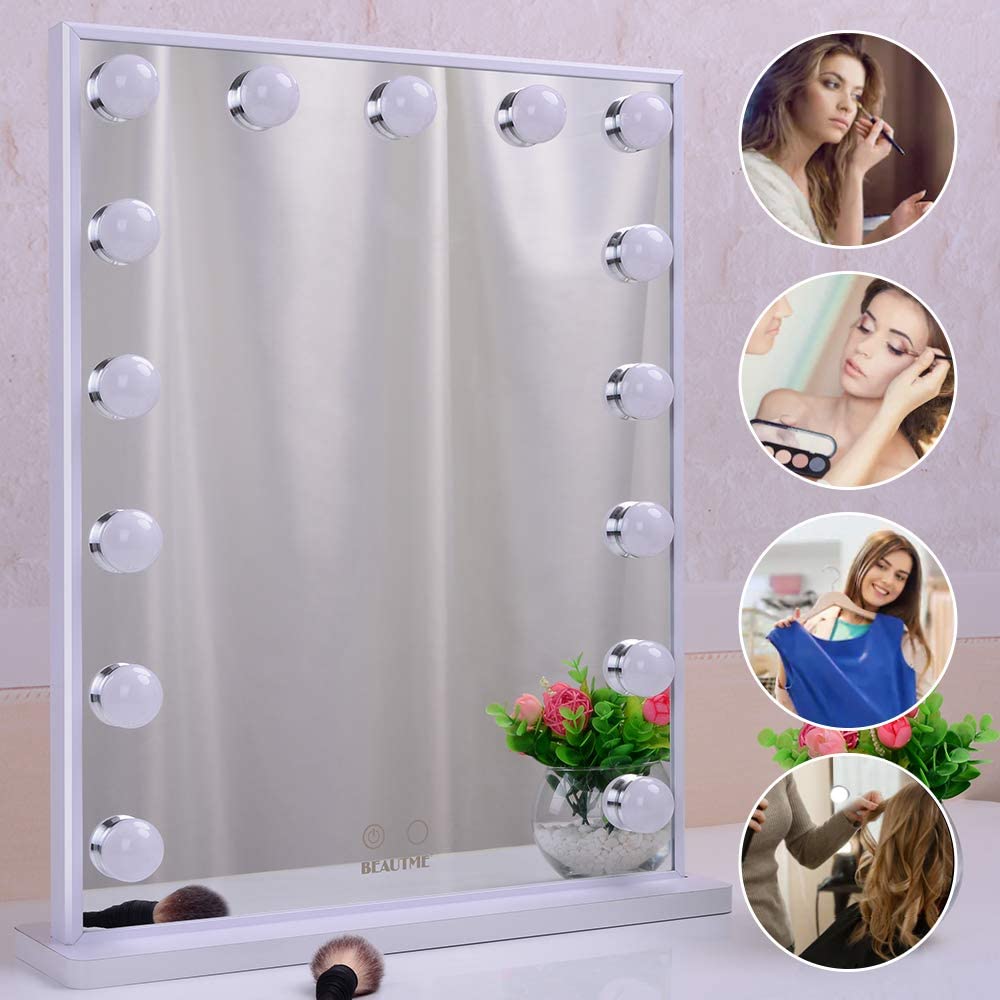 Hollywood Lighted Makeup Mirror