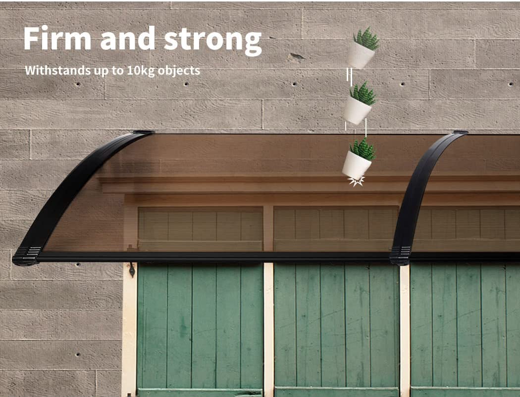 Window Door Awning Canopy Outdoor Patio Sun Shield Rain Cover 1M X 6M