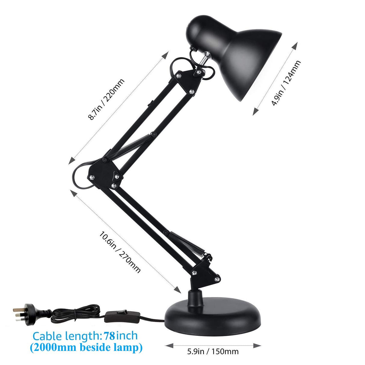 Swing Arm Desk Lamp