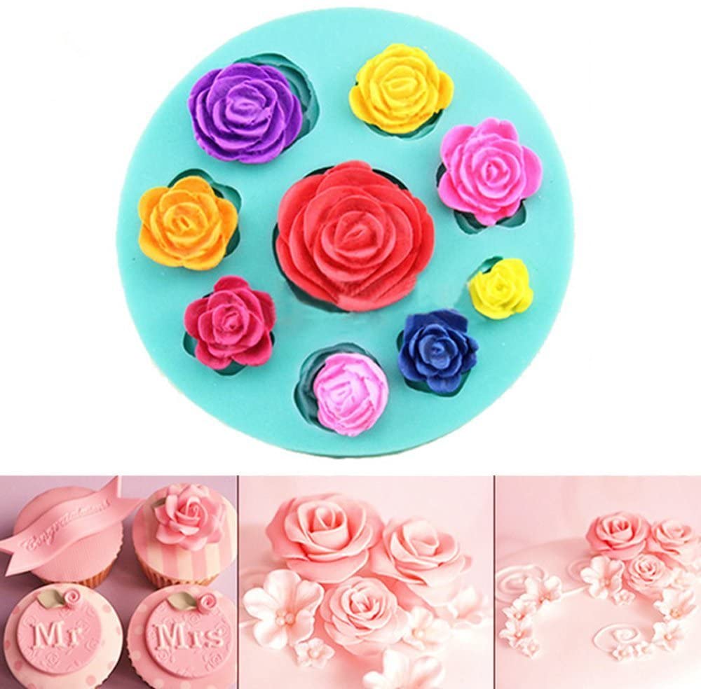 3D Rose Fondant
