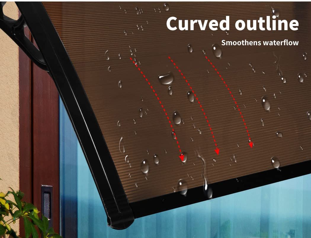 Window Door Awning Canopy Outdoor Patio Sun Shield Rain Cover 1 X 2.4M