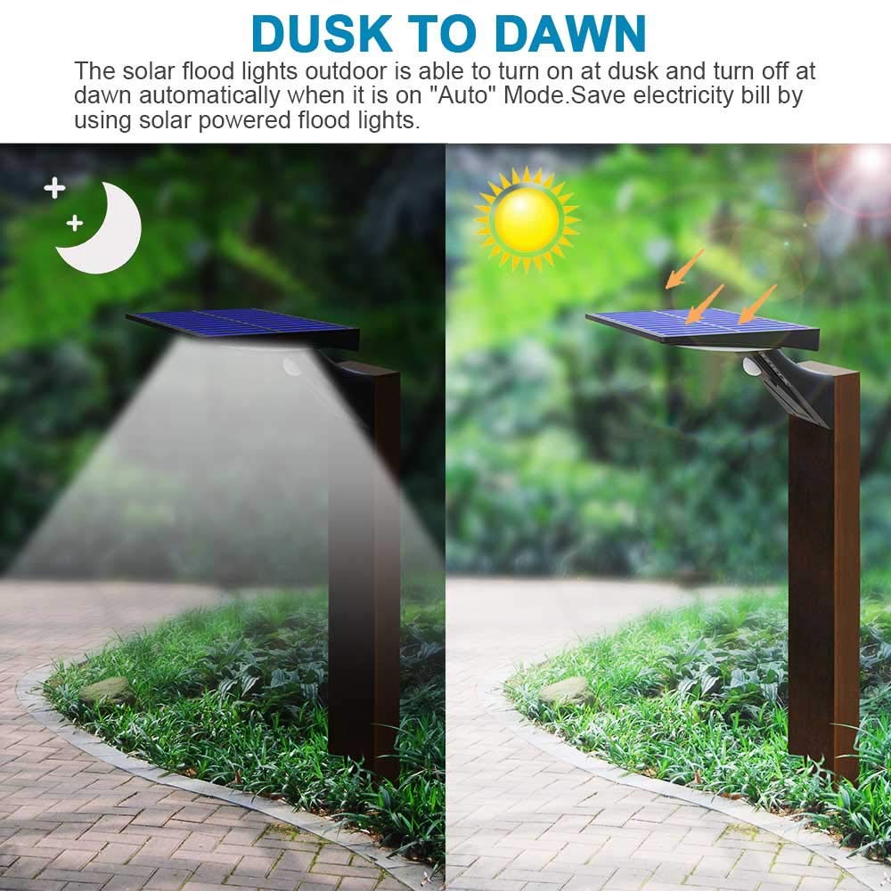 Solar Flood Lights Outdoor Motion Sensor