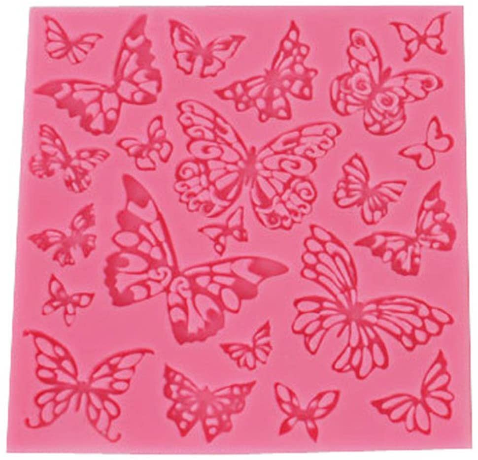 DIY Flower Butterfly Fondant Mold