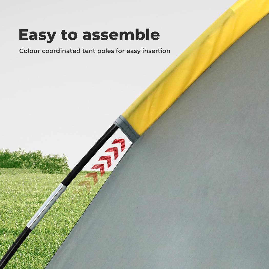 Camping Pickup Truck Tent 2 Person, Trayback UTE Cargo Tents Car Automotive Accessories Caravan Gear, Camp Tailgate SUV Self-Driving Waterproof Carry Bag Travel Hiking Short Bed