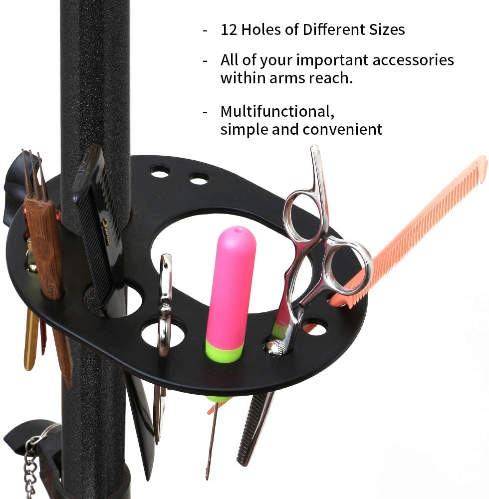 Wig Stand Tripod Mannequin Head Stand Heavy Duty Wig Stand Tripod Cosmetology Mannequin Wig Stand for Styling(Black Tripod With Tray,Maximum Height 55 Inches,Mannequin Head Not Included)