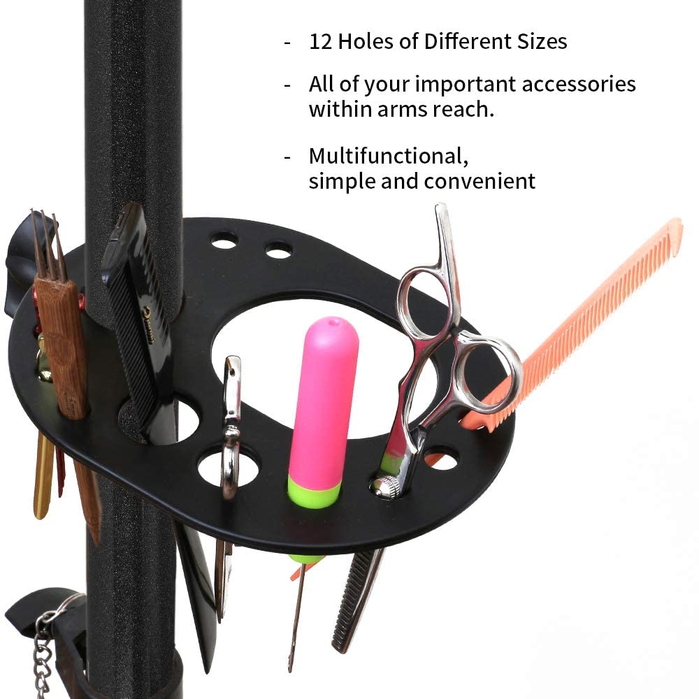 Wig Stand Tripod Mannequin Head Stand Heavy Duty Wig Stand Tripod Cosmetology Mannequin Wig Stand for Styling(Black Tripod With Tray,Maximum Height 55 Inches,Mannequin Head Not Included)