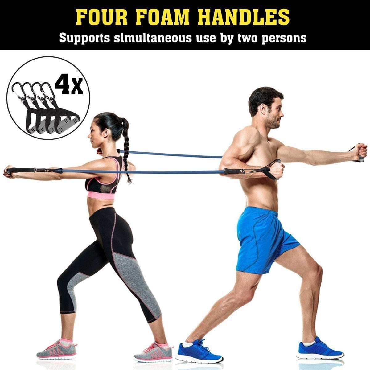 Resistance Bands Set with Handles 22PCS