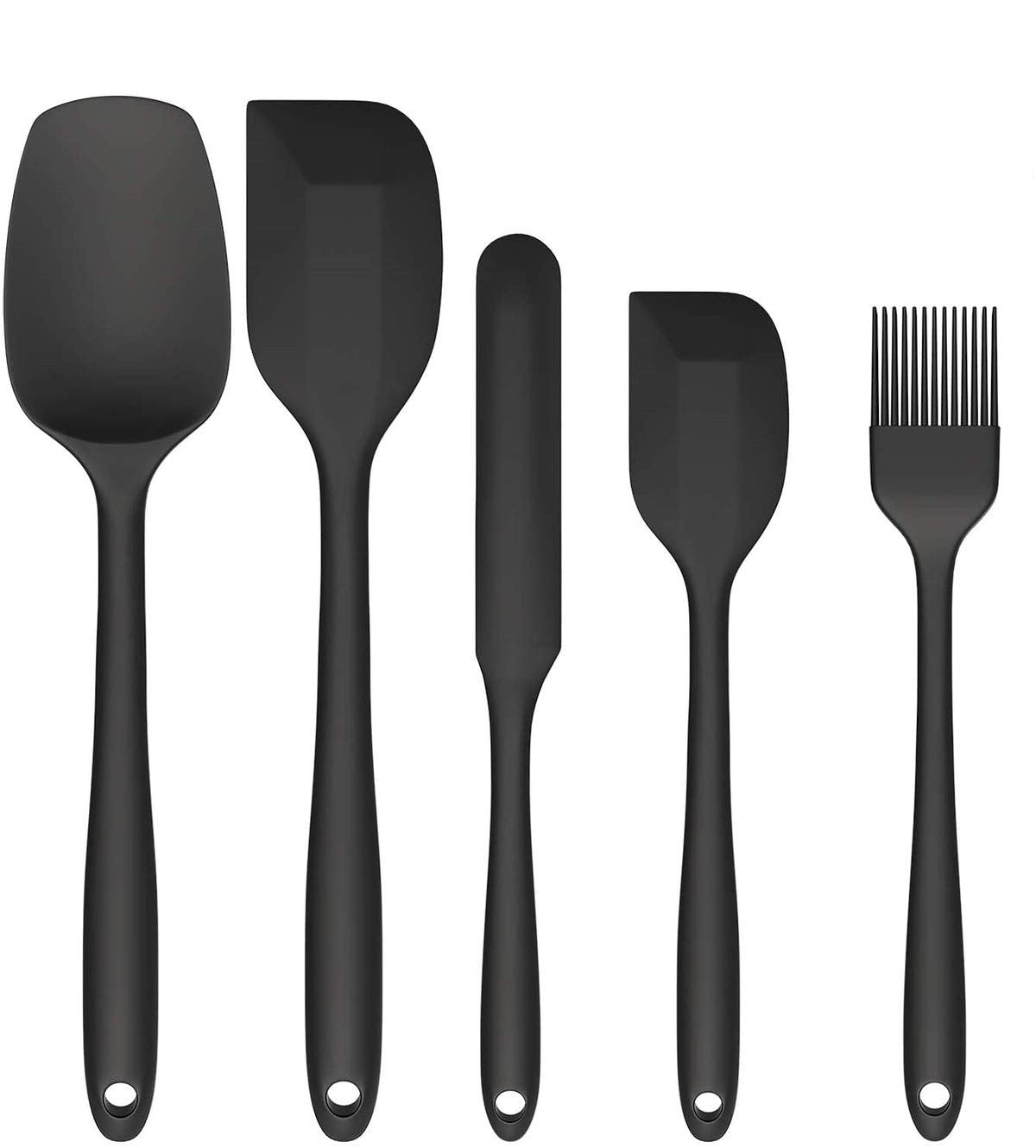 5 Pieces Silicone Spatula Set