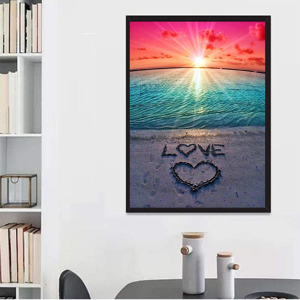 5D Sunset Love Diamond Painting