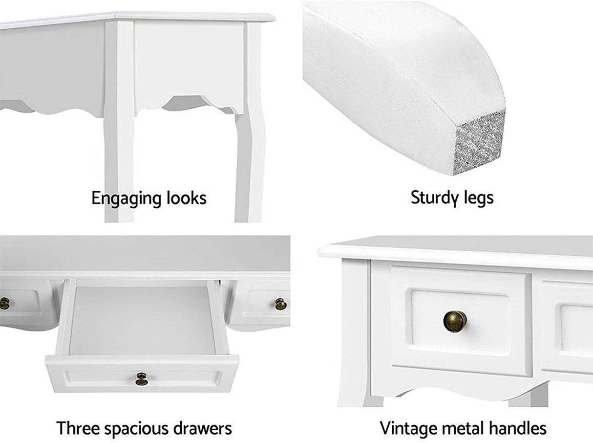 Artiss Console Table Wooden French Provincial Hallway