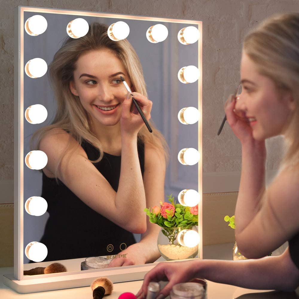 Hollywood Lighted Makeup Mirror