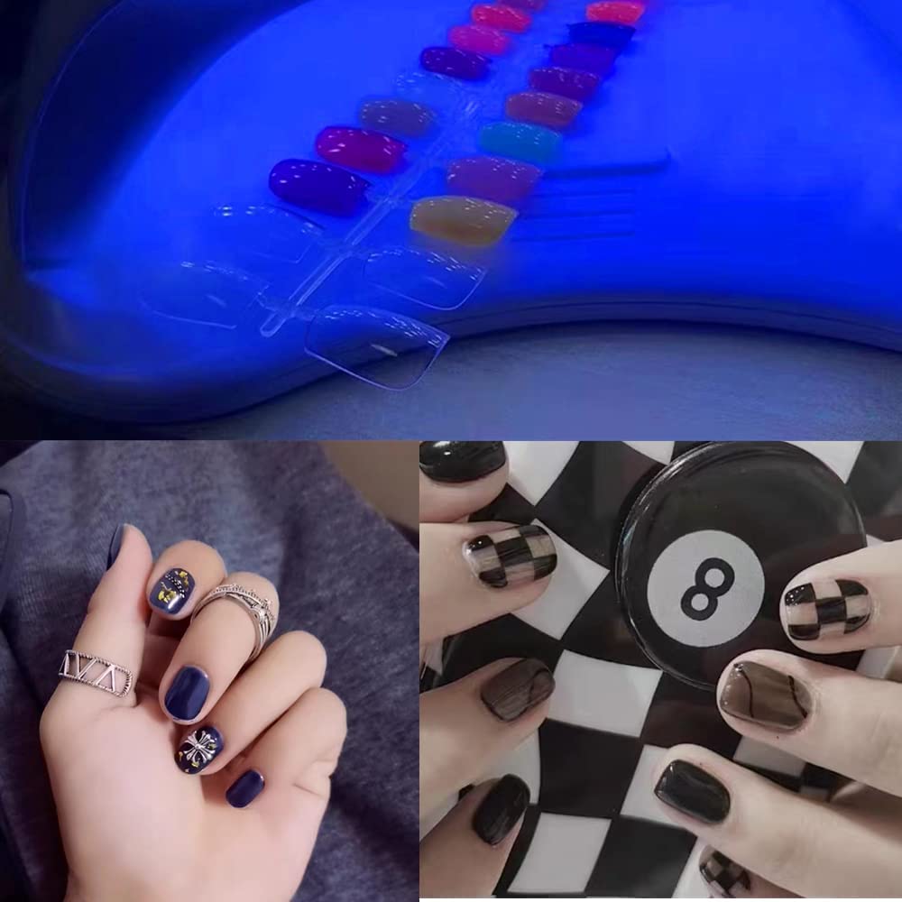 Upgraded Big Chip 395nm UV LED Black Light fixtures with Gooseneck and clamp for UV Gel Nail and Ultraviolet Curing, Portable Ultra Violet Blacklight 5V USB Input (Black 2W)