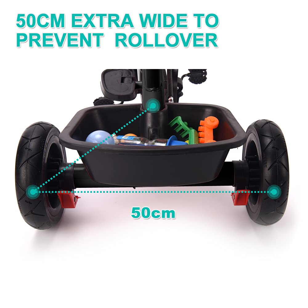 2 in 1 Kids Push Along Tricycle