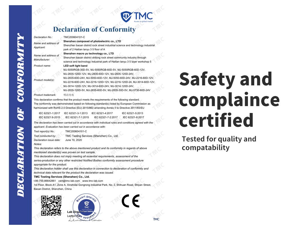 Bedside Tables Side Table 2 Drawers RGB LED High Gloss Nightstand Cabinet