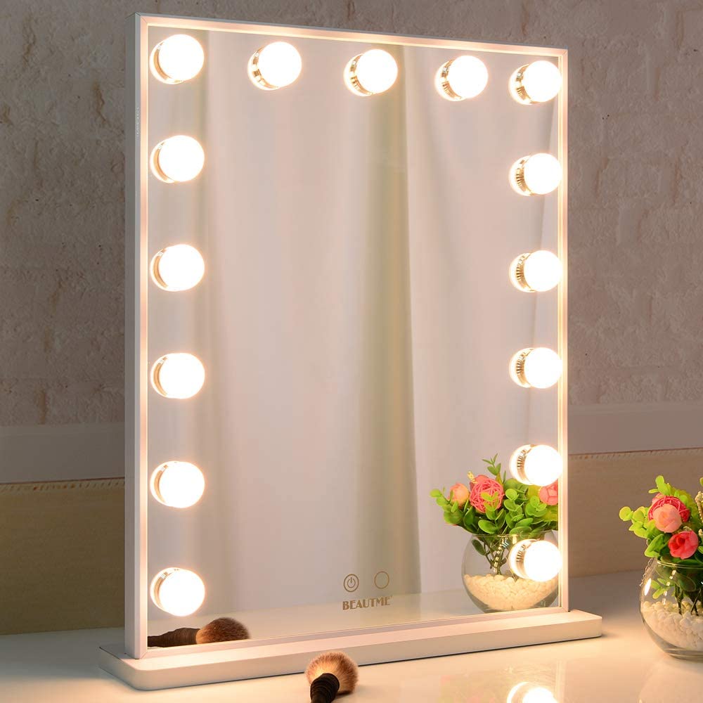 Hollywood Lighted Makeup Mirror