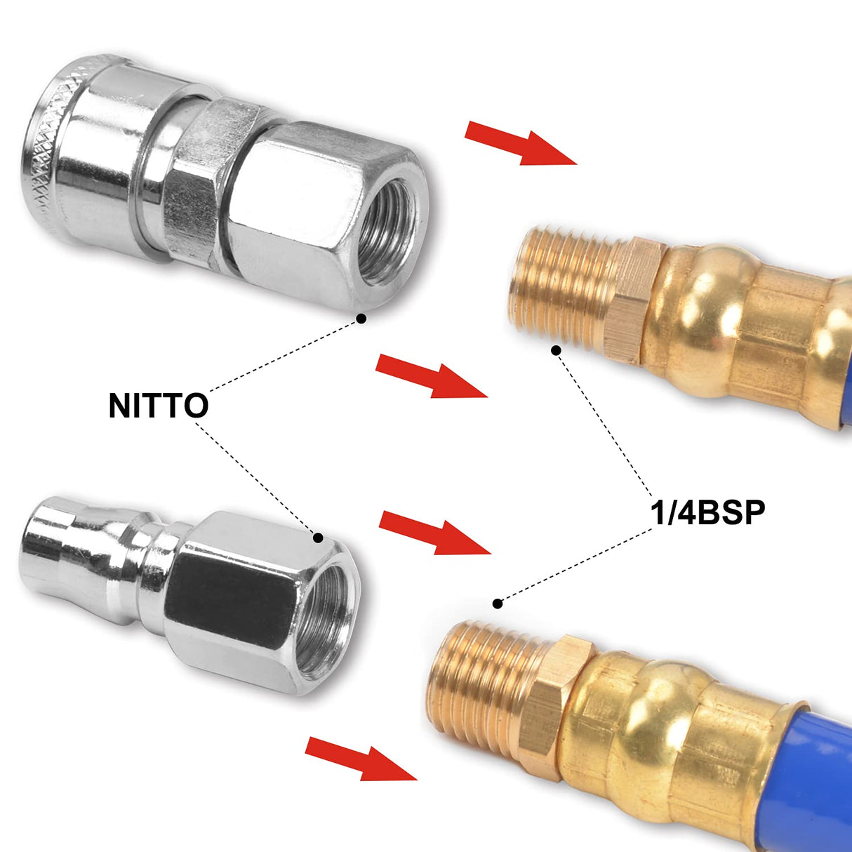 20m Air Hose Reel Nitto Quick Fitting Retractable Auto Rewind Any Position Stop for Spray Gun Nail Gun Air Ratchet