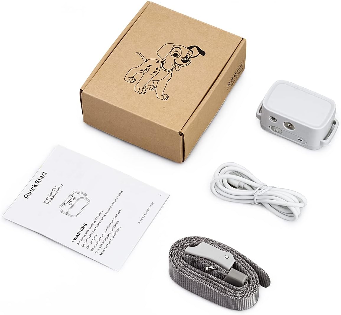 Citronella Bark Collar, Citronella Dog Collar for Dog Spray Bark Collar Anti Bark Device Adjustable Sensitivity & Volume, Stop Barking Collars Dogs Training Device Bark Deterrents Collars for Dogs