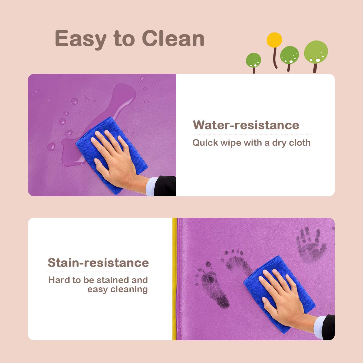 5PCS Kids Crawl & Climb Foam Play Set, Colorful Baby Foam Blocks to Crawling, Climbing, Walking, Children Educational Soft Play Equipment for Toddlers