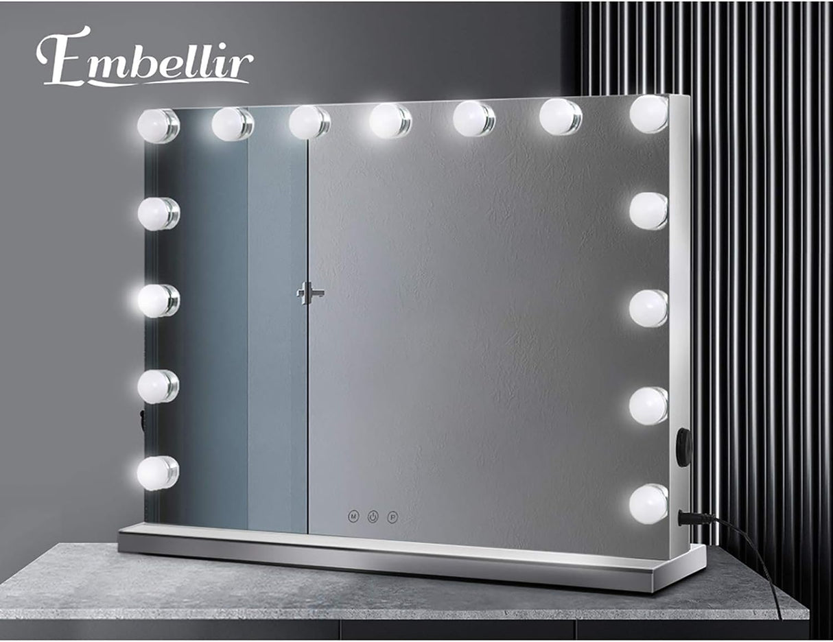 Makeup Mirror Hollywood With Light Stand Wall Mounted Mirrors Vanity