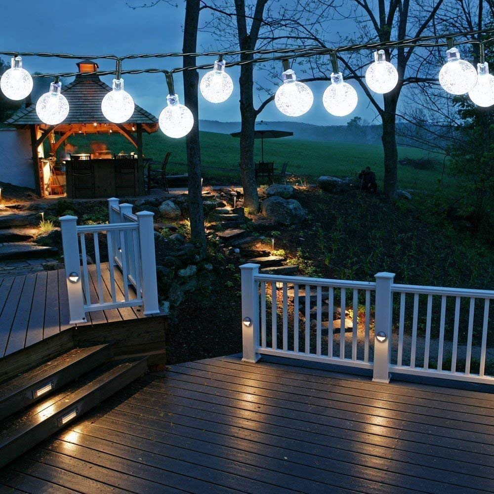 Solar String Lights Outdoor 50LED
