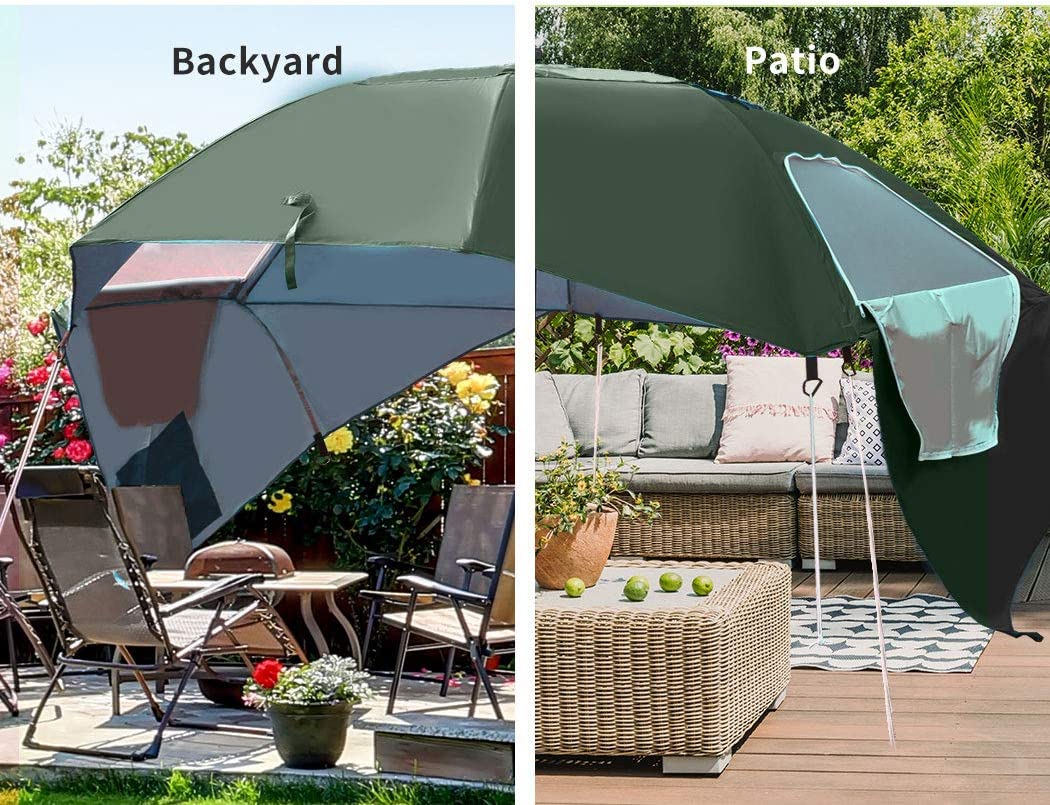 Beach Umbrella Outdoor Umbrellas Garden Sun Shade Shelter Patio 2.13M