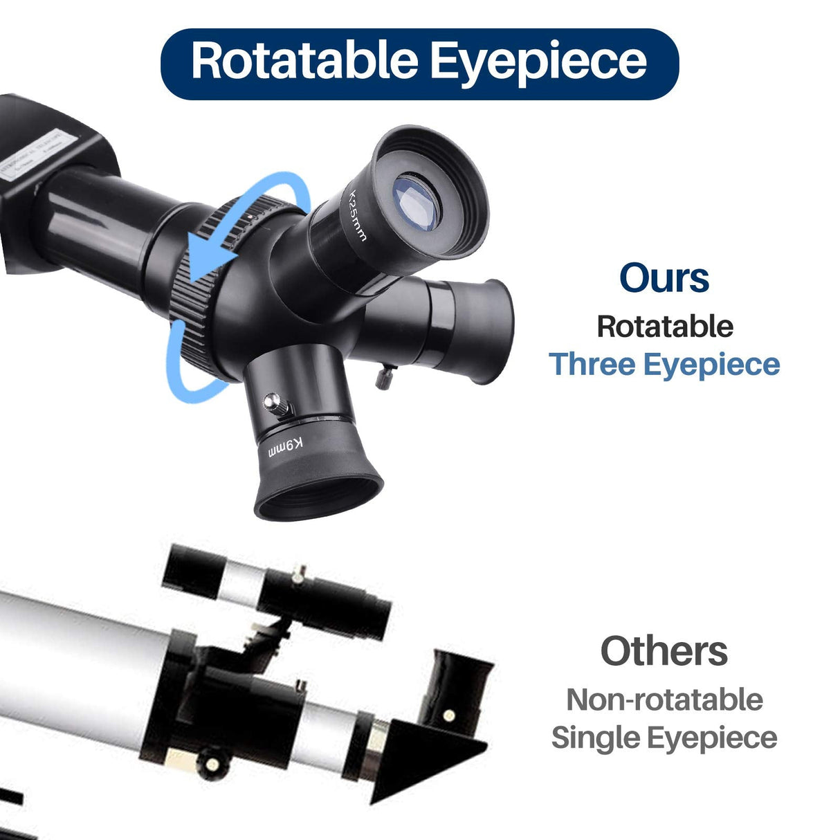 Telescope, 70mm Aperture 400mm AZ Mount Astronomical Telescope for Astronomy Beginners Kids Adults - Portable Travel Telescope with Carry Bag Upgraded Tripod and Phone Holder for Photography