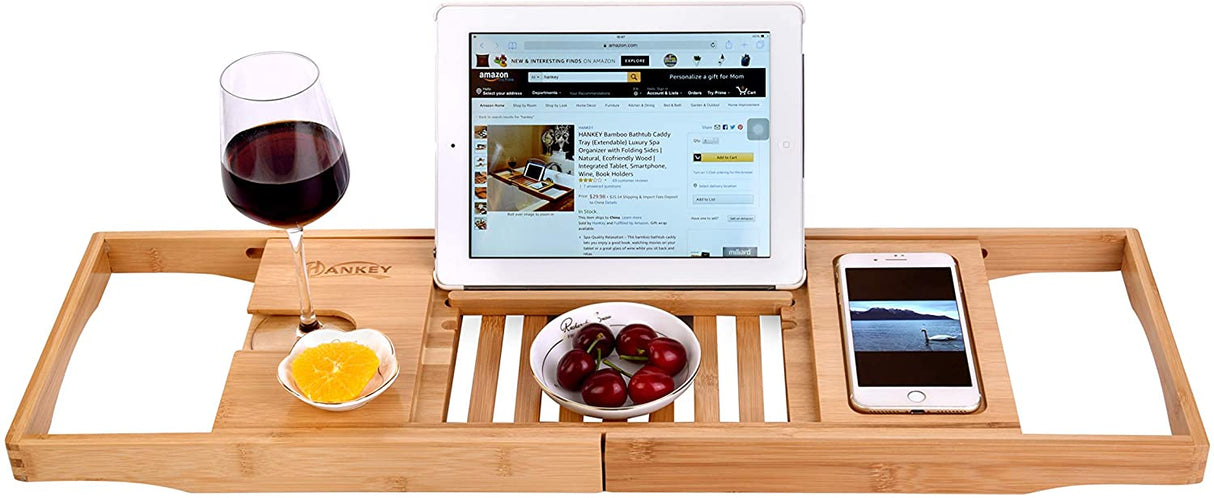 Bamboo Bathtub Caddy Tray