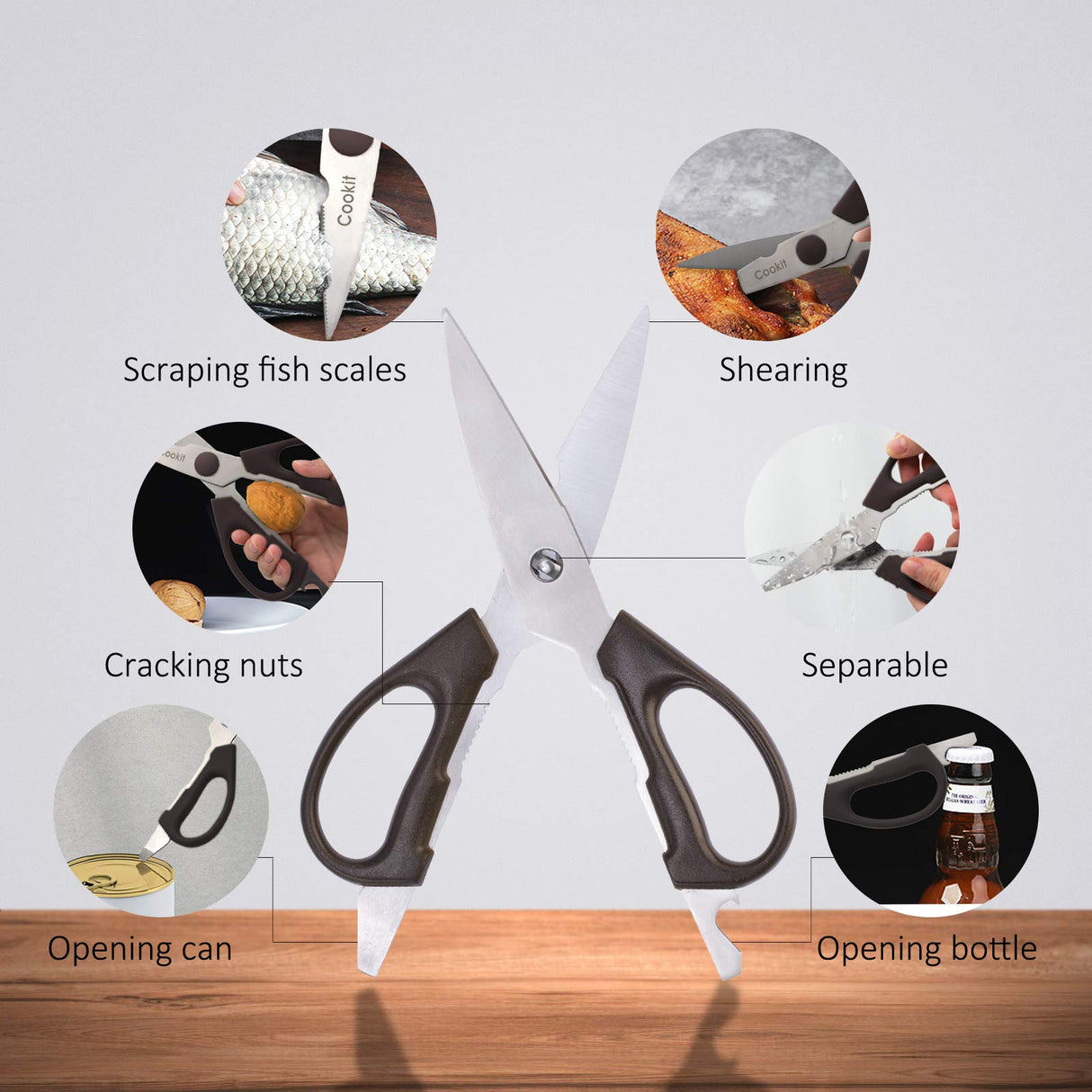 15 Piece Kitchen Knife Sets with Block