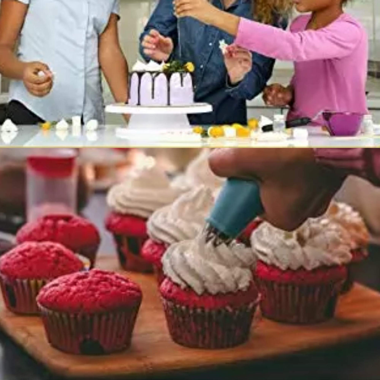 Rotating Cake Turntable Set