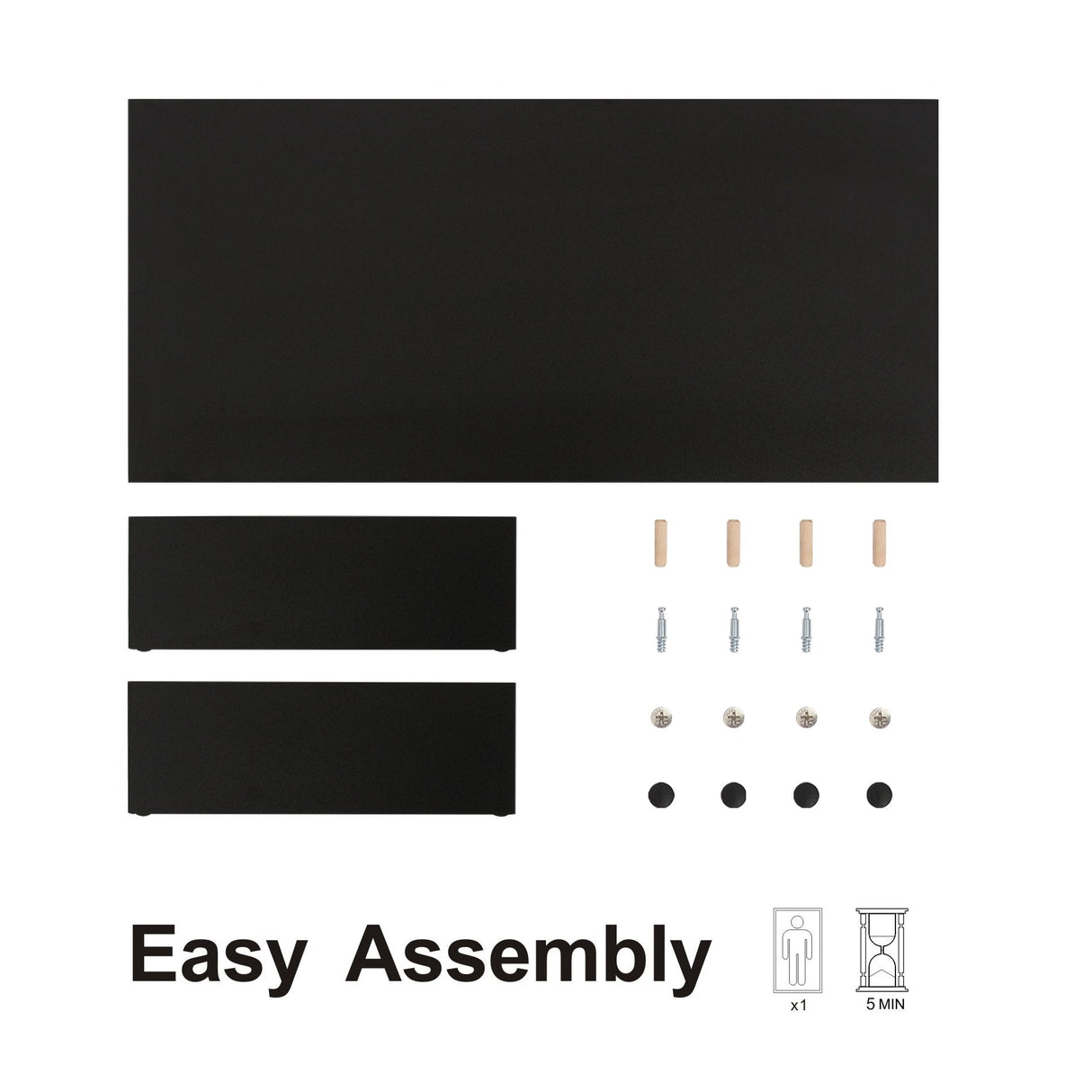 Monitor Stand Wood PC Laptop Computer Screen Riser Desk with Keyboard Storage Space 54 x 25cm