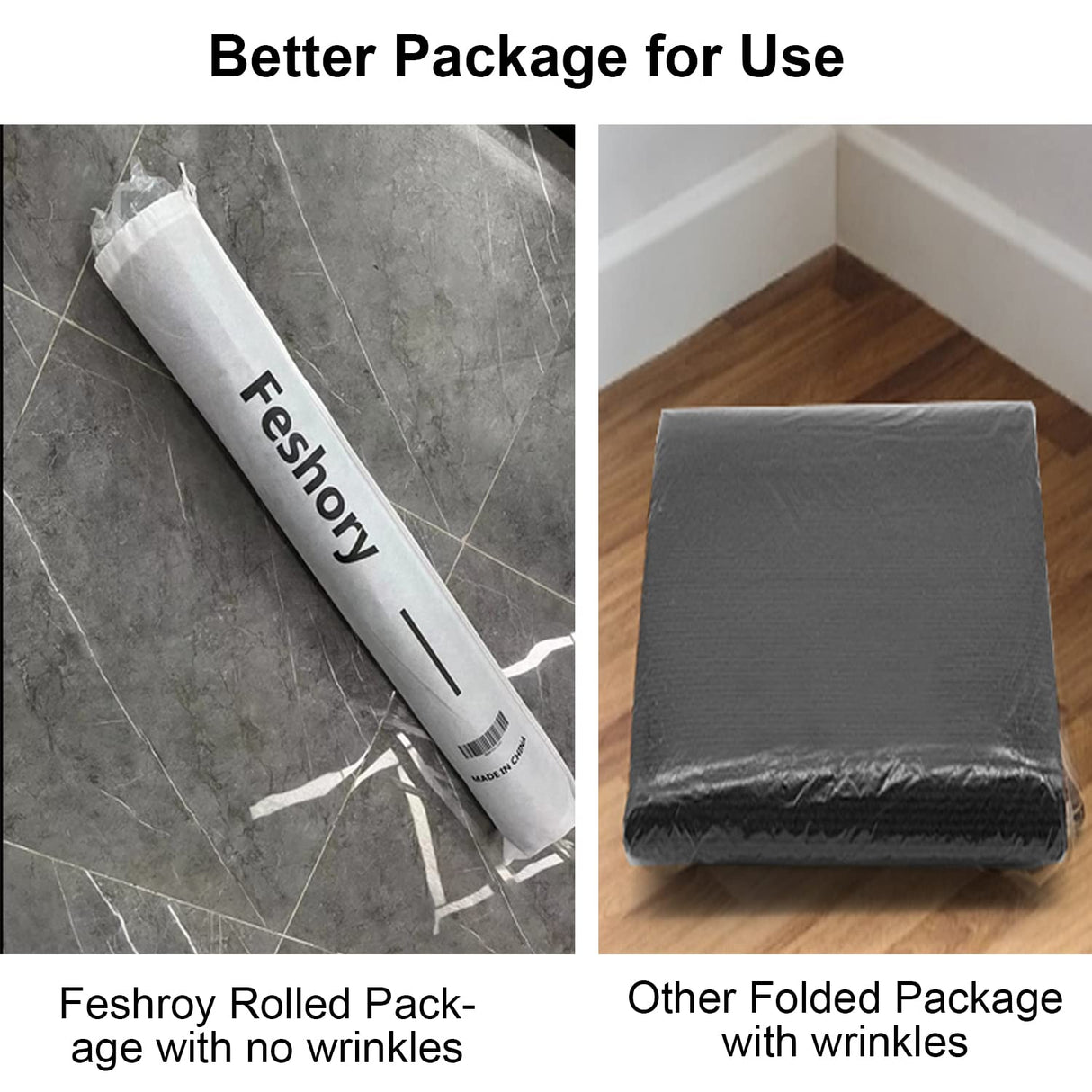 Office Chair Carpet Mat for Wooden Hard Floor & Ceramic Tile (Rolled Package), Large Carpet Protector Floor Mat for Gaming Rolling Chair, Computer Desk, Office Under Desk, Home (90x120cm)