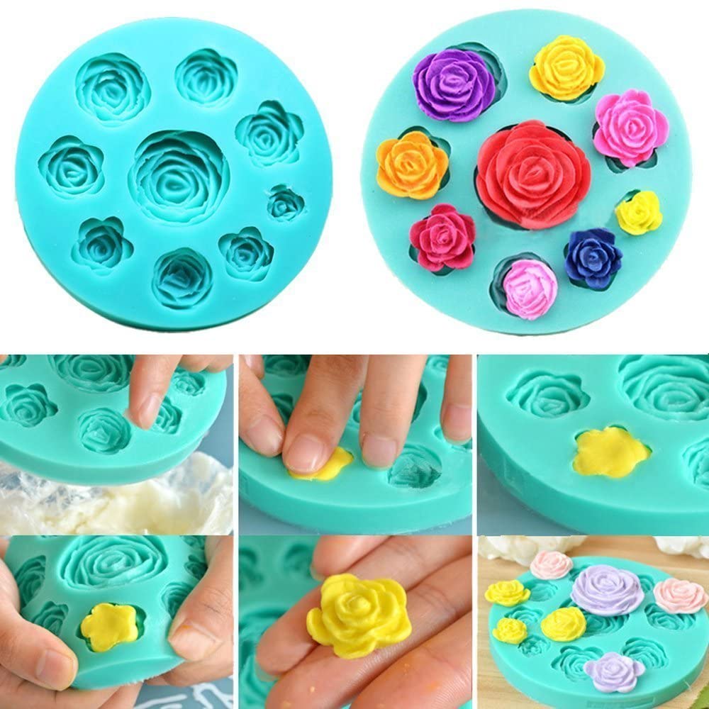 3D Rose Fondant