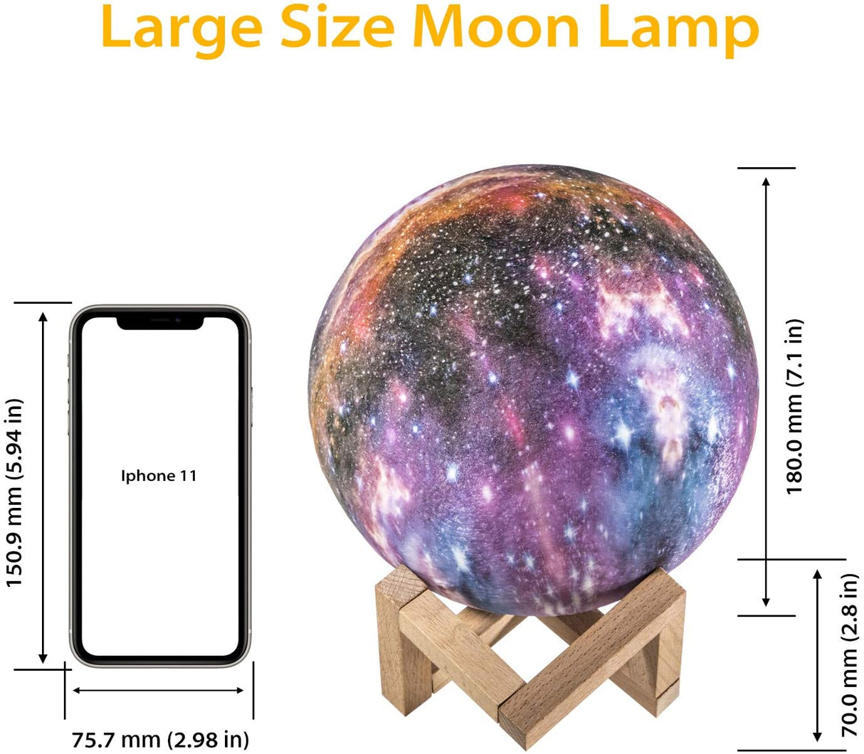OxyLED Moon Lamp