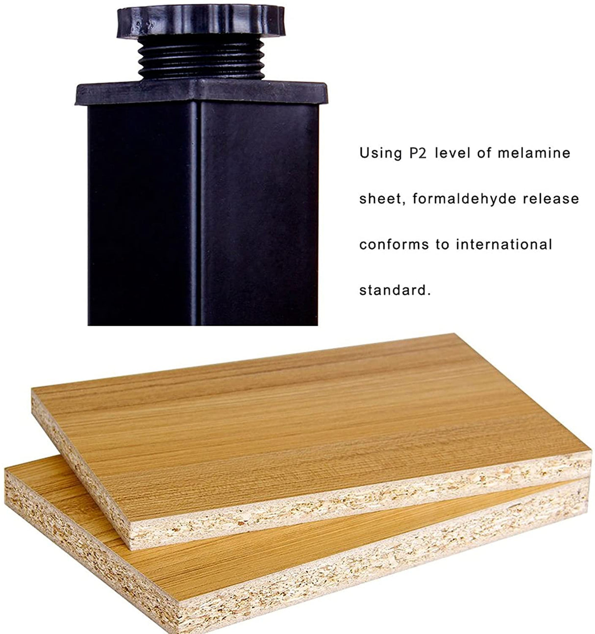 Folding Desk for Home Office 100cm Length Modern Folding Table Computer Desk No Install Needed