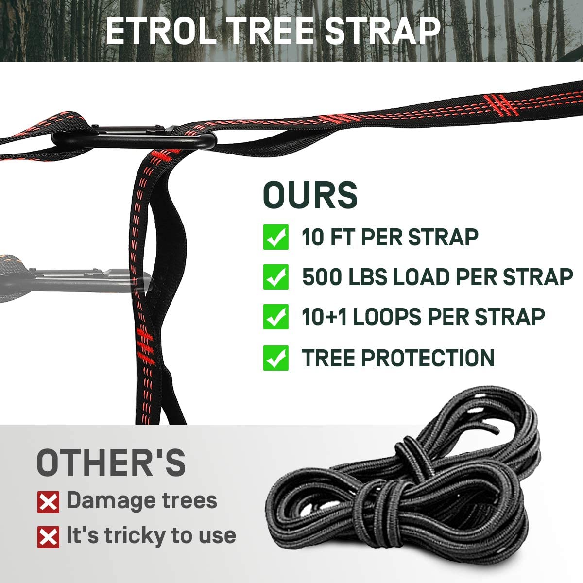 Large Hammock Camping Lightweight Parachute Portable Hammocks for Travel, Indoor, Outdoor Backpacking, Beach Includes Tree Straps and Aluminium Alloy Carabiners