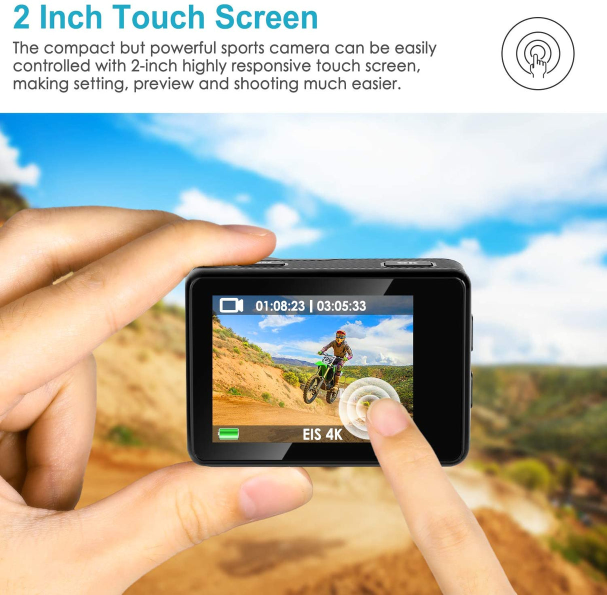 4K WiFi Sports Action Camera + Accessories Set