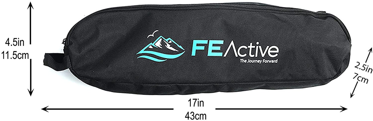 FE Active Folding Camping Chair - Compact, Lightweight & Portable Outdoor Chair. Great Camping Chairs for Adults & Kids. Ideal Travel, Backpacking, Fishing & Beach Gear