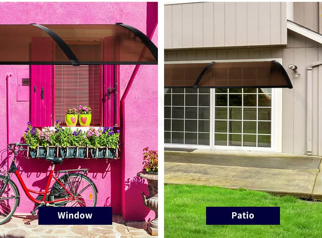Window Door Awning Canopy Outdoor Patio Sun Shield Rain Cover 1M X 6M