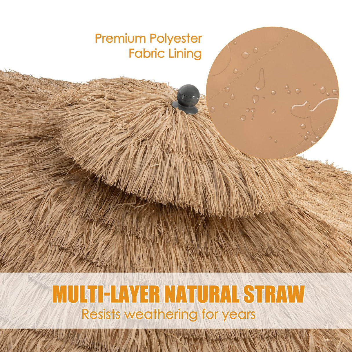 Thatched Tiki Umbrella