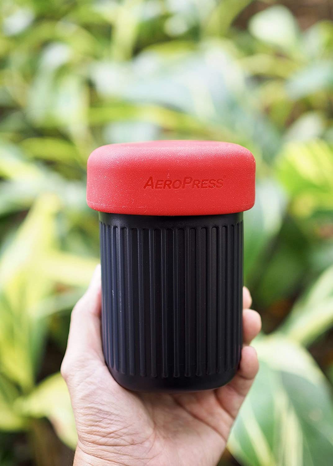AeroPress Go Portable Travel Coffee Press, 1-3 Cups - Makes Delicious Coffee, Espresso and Cold Brew in 1 Minute