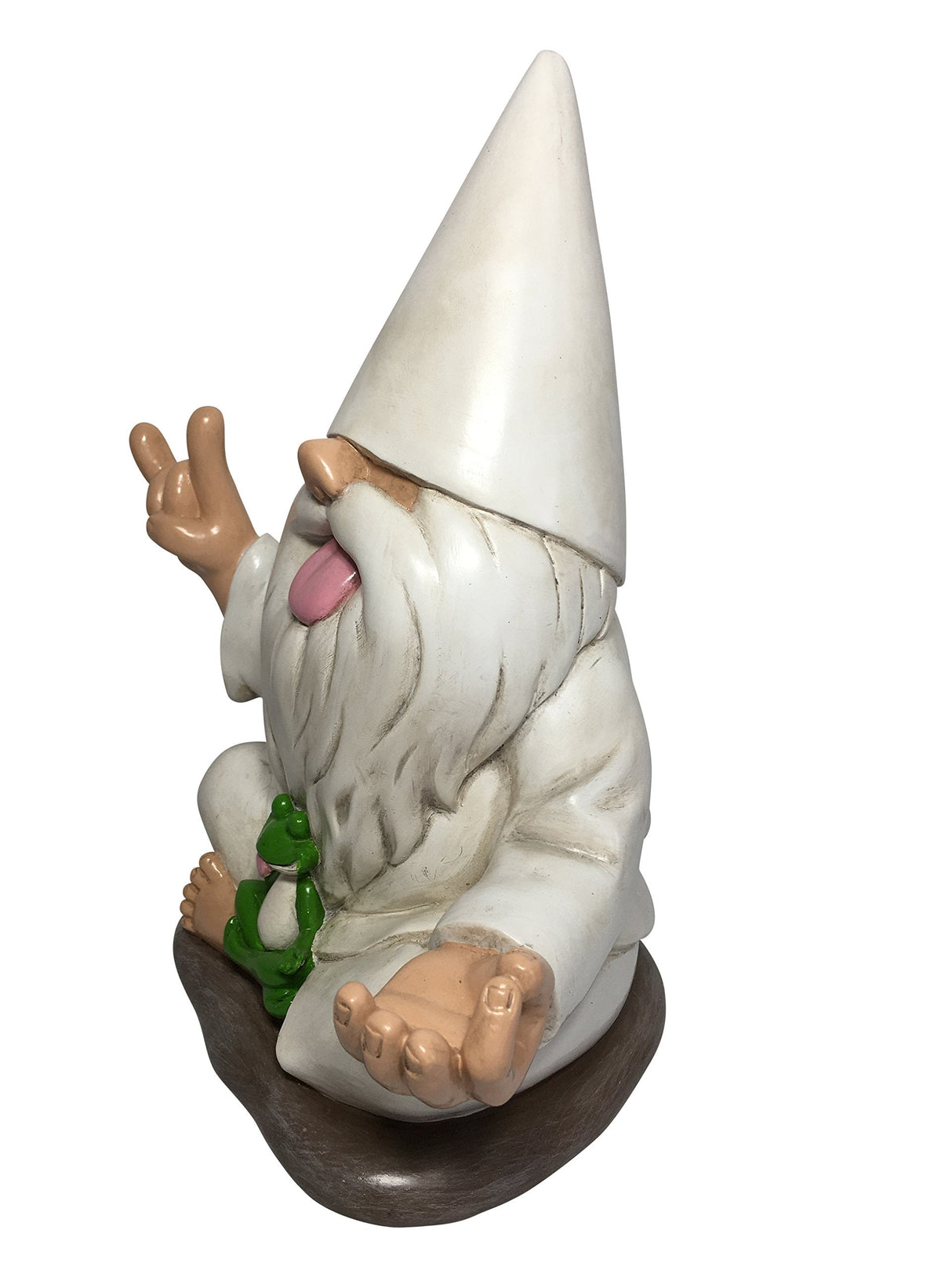 Rocker Gnome George with Zen Frog