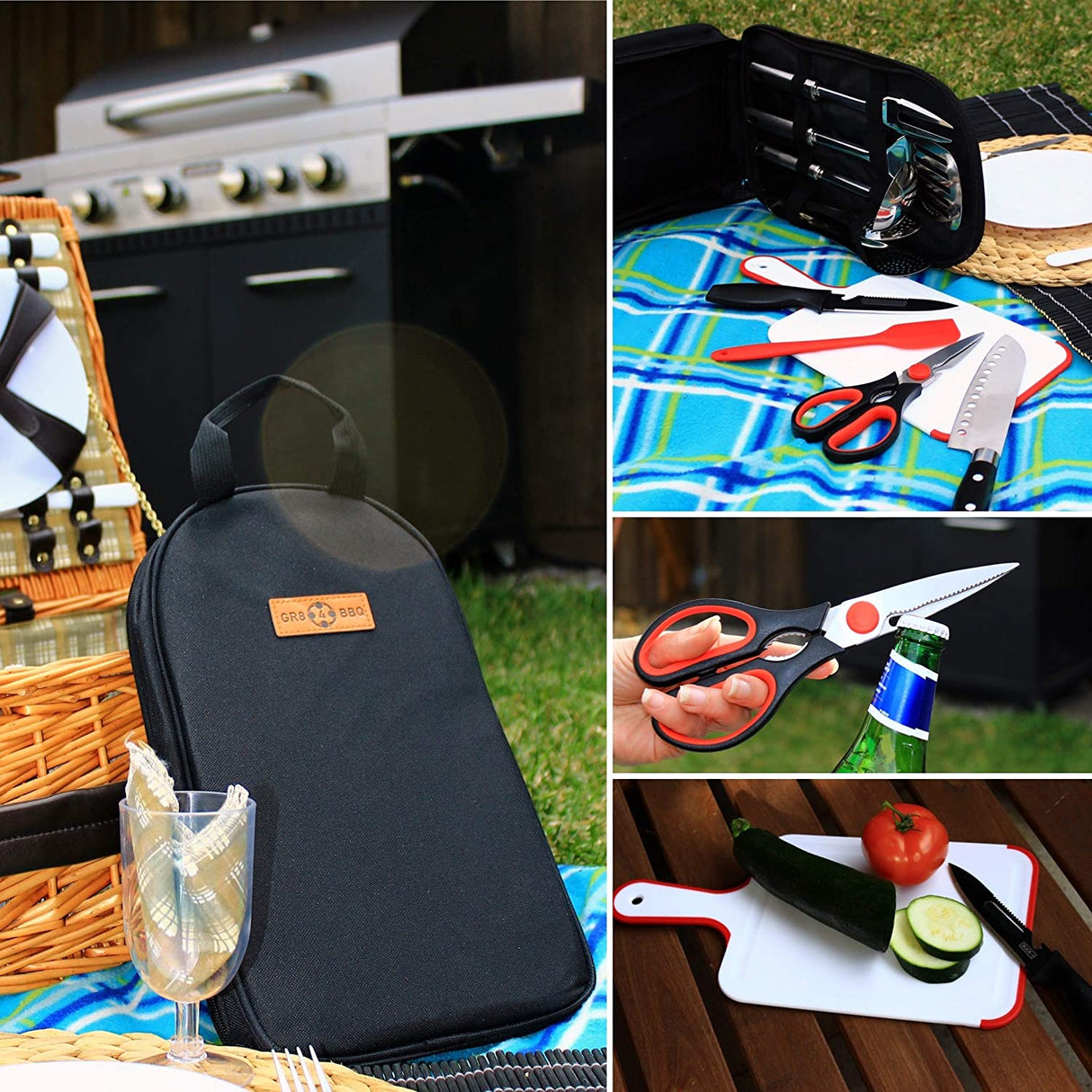 9 Piece Camp Kitchen Utensils Set