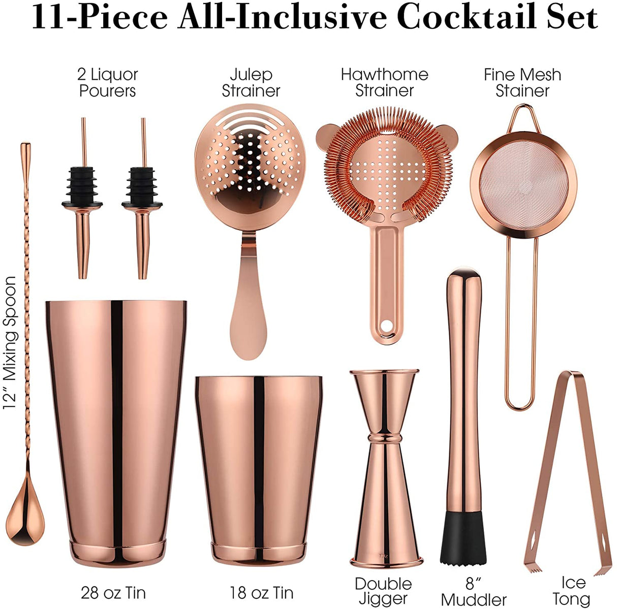 11-Piece Bartender Kit