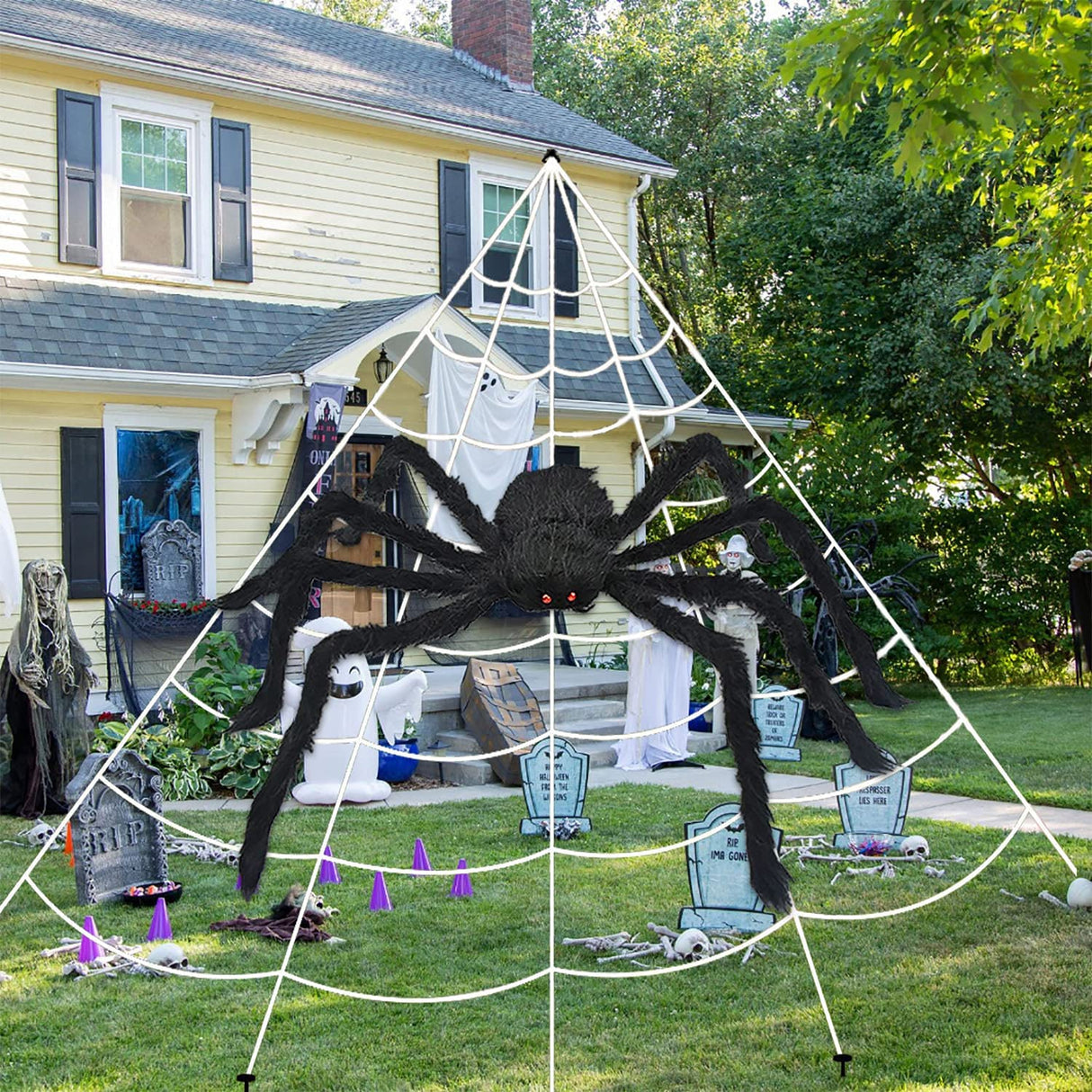 Halloween Spider Web Decoration