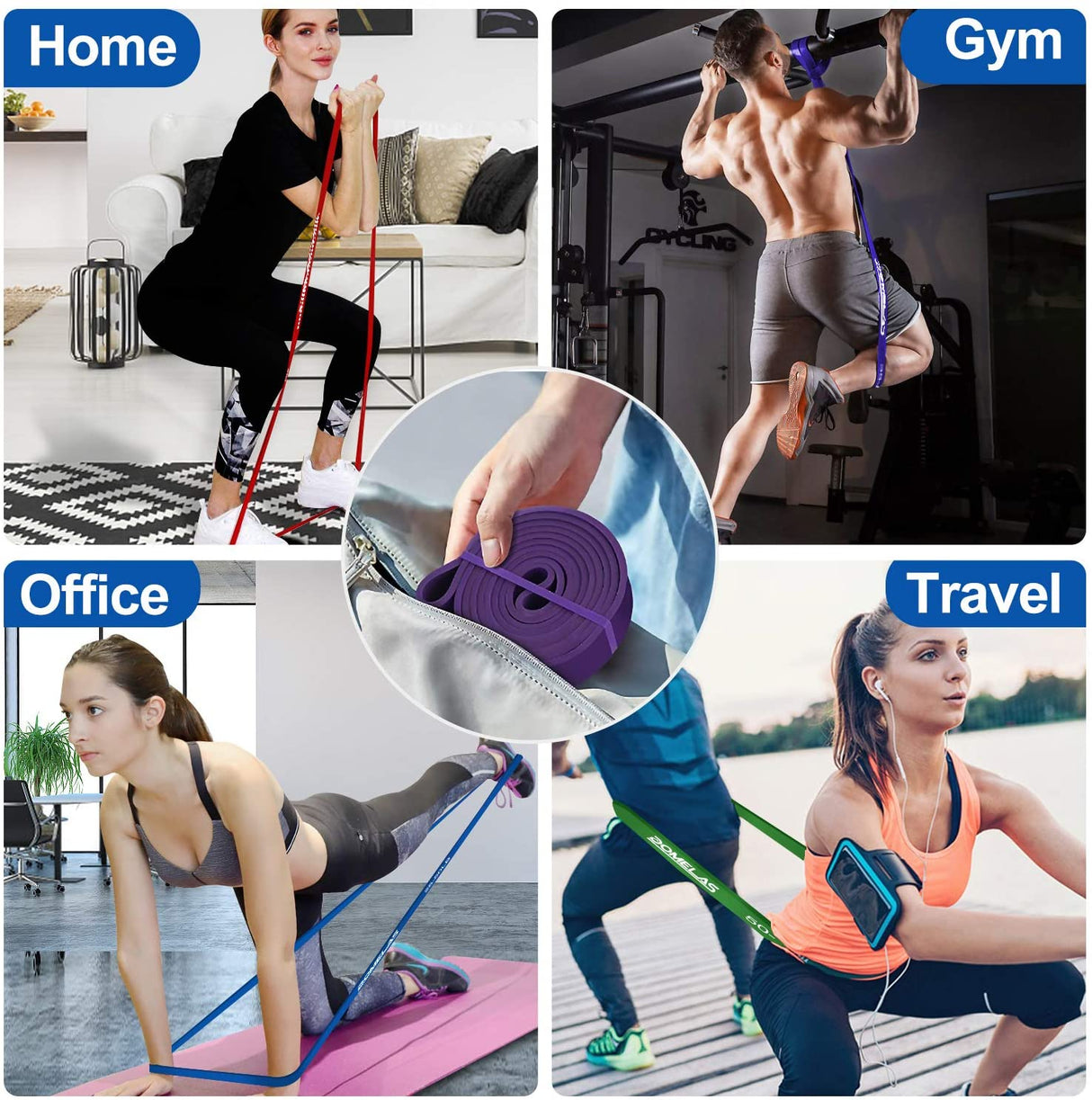 Workout Stretching Band Set