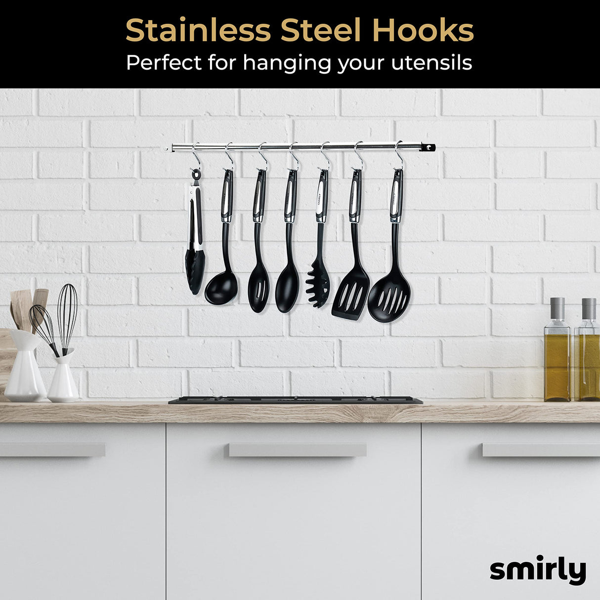 Silicone Kitchen Utensils Set with Holder: Silicone Cooking Utensils Set for Nonstick Cookware, Kitchen Tools Set, Silicone Utensils for Cooking Set Kitchen Set for Home Kitchen Accessories Set
