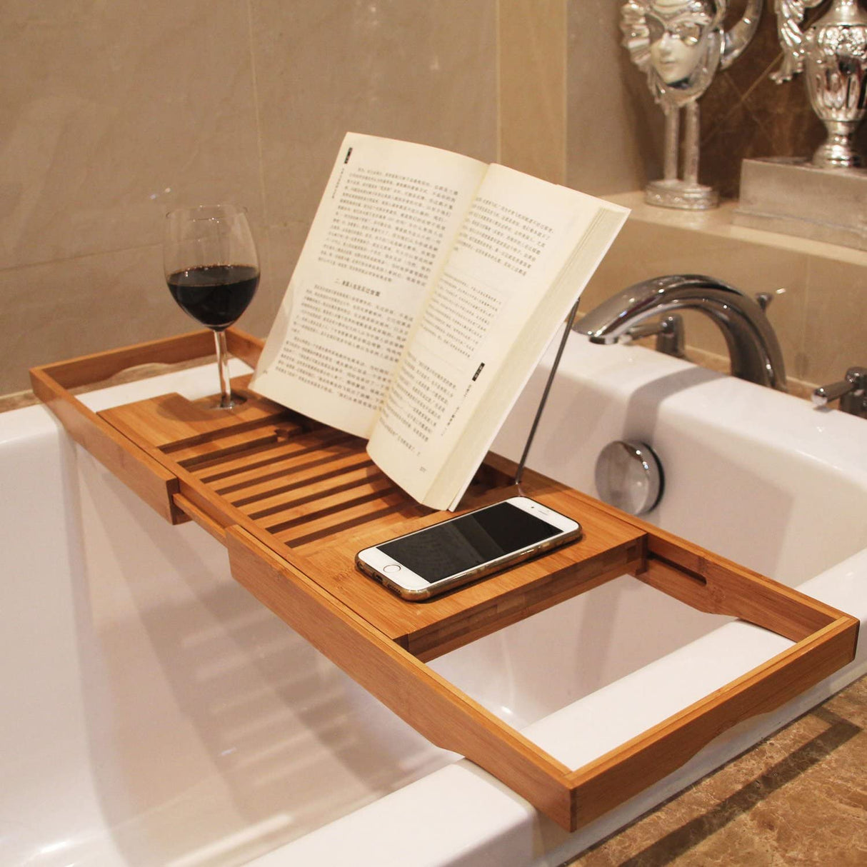 Bamboo Bathtub Caddy Tray