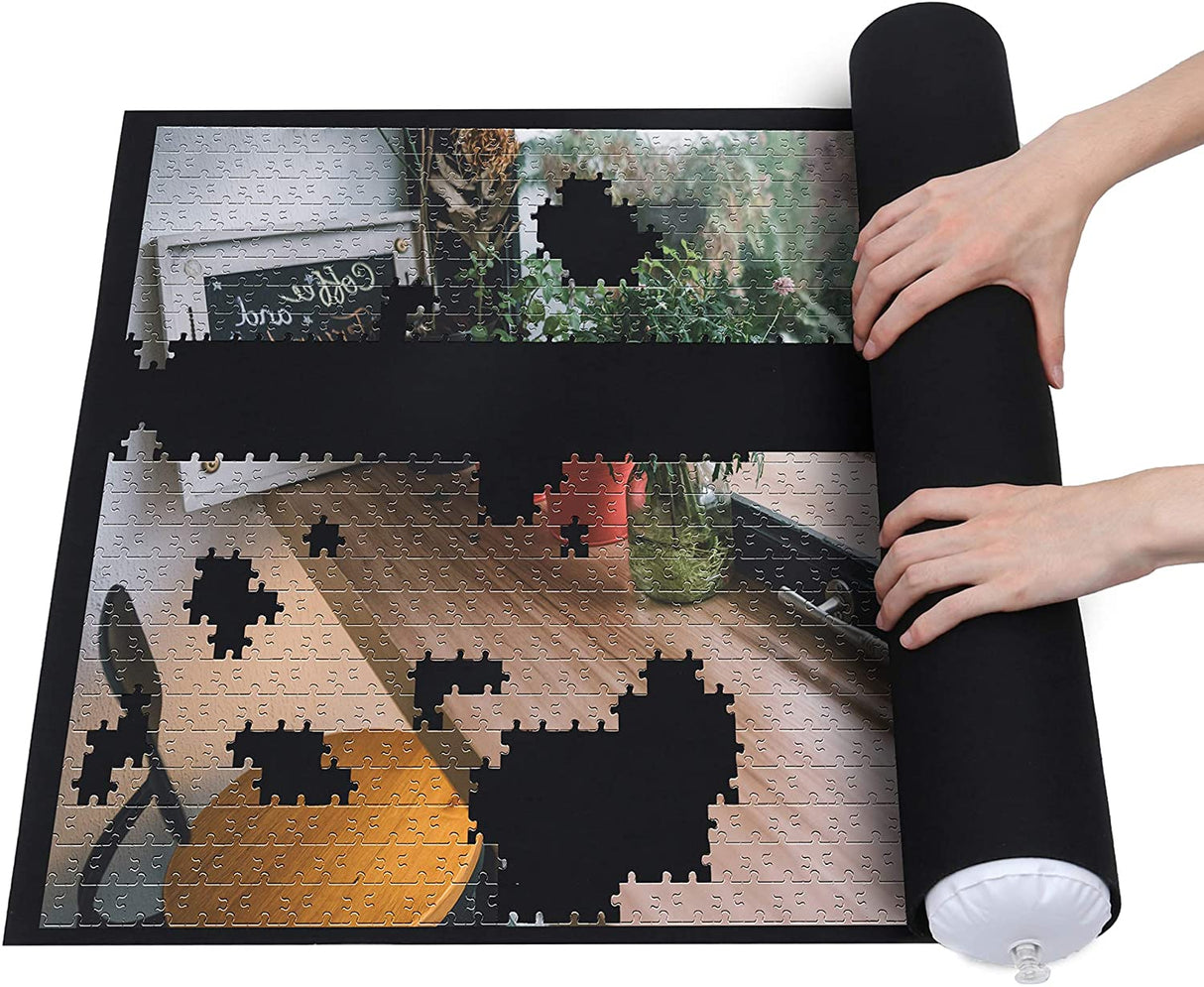 Jigsaw Puzzle Roll Mat Puzzle Storage Puzzle Saver, Environmental Friendly Material, Store Jigsaw Puzzles Up to 1,500 Pieces