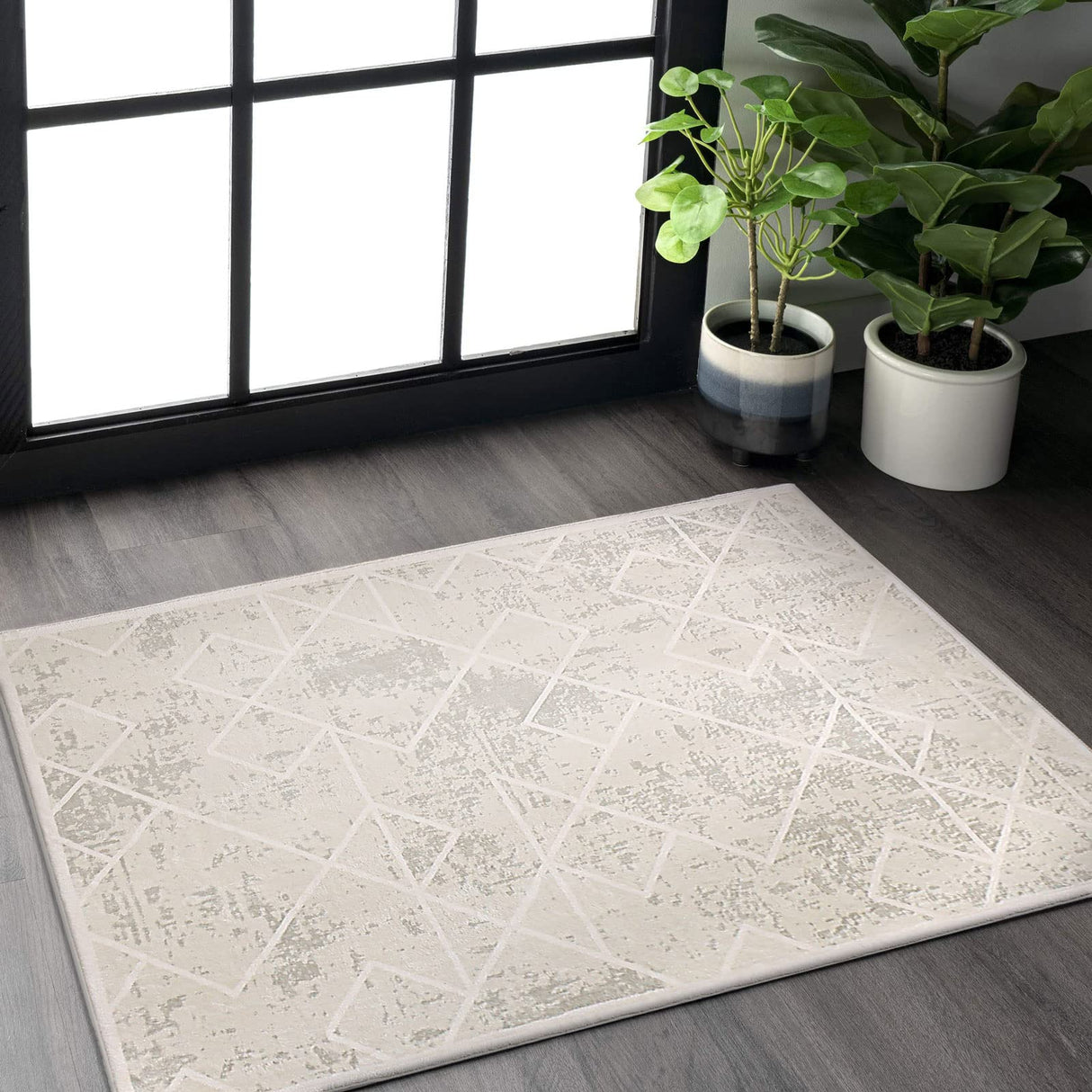 Area Rugs Moroccan Geometric Stripe Rug for Living Room Bedroom Floor Mat Washable Rug Soft Non-Slip Carpet Indoor Rugs Home Decor